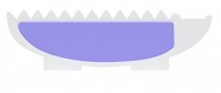 Подставка "Крокодил" для браслетов/держатель для цепей